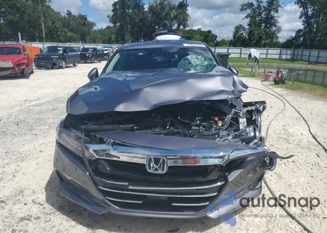 2021 Honda Accord Hybrid из США, поврежденный, VIN 1HGCV3F13MA004657